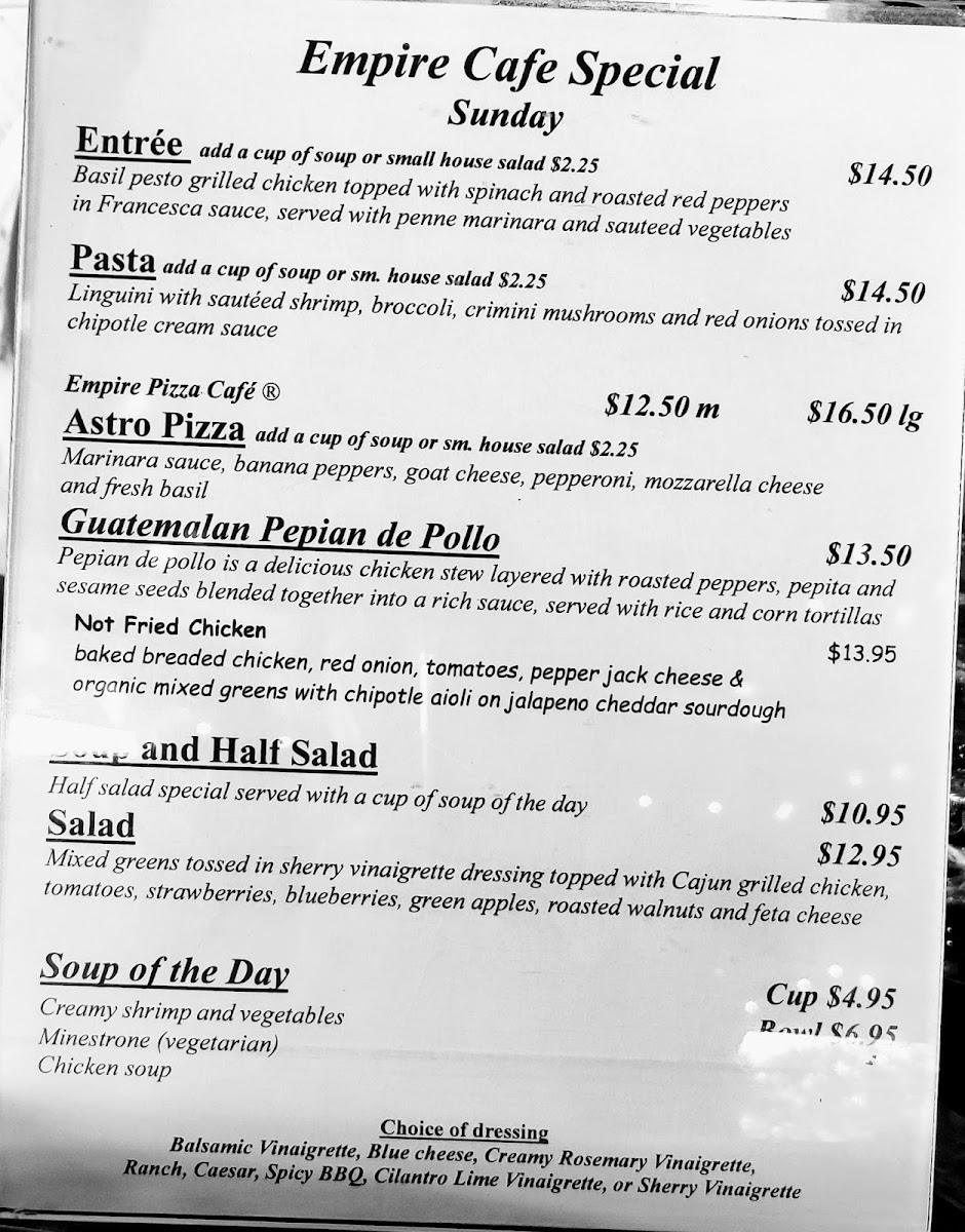 Empire Café Menu - Image 6